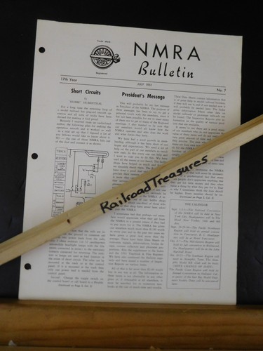Nmra bulletin 1951 july - july, #7