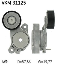TENSIONER PULLEY, V-RIBBED BELT SKF VKM 31125 LOWER RIGHT,UPPER LEFT FOR AUDI,SE