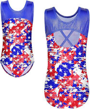 Girls Blue & Red Star Pattern