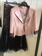 maria coca collection mother of the bride size 10 Pink /black Suit