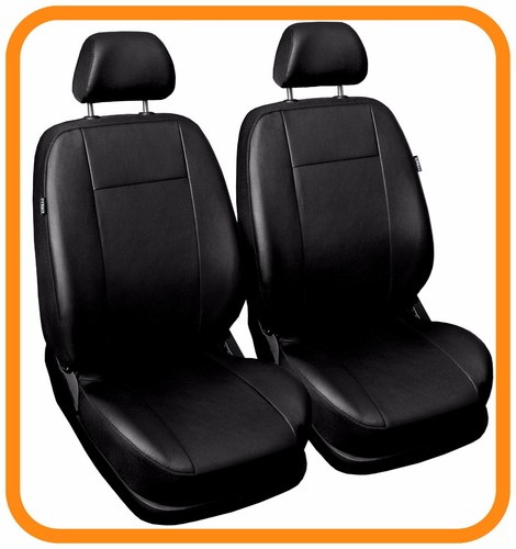 Leatherette tailored front