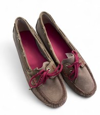 NIB Sebago Bala Light Grey and