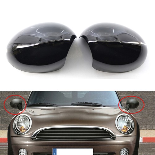 Gloss black mirror caps for - gloss,