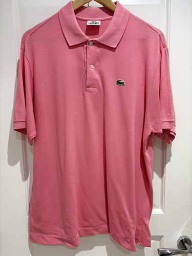 Lacoste men pink polo - pink,