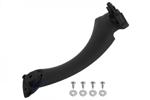 Door handle left front black - left,