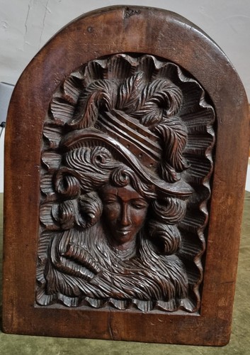 Massive 17th english carved - 17th, c.