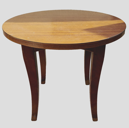 Vintage solid wood formica - wood, &