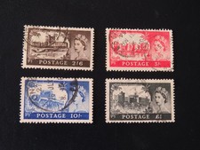 QEII SG 536-539 St Edwards Crown castle set. Good to fine used.