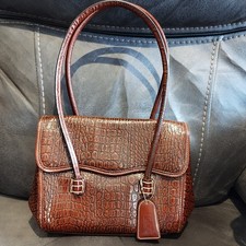 TOD'S Brown Alligator