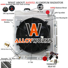 3 Row Aluminum Radiator For