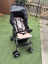 Hauck Disney Minnie Pink Lightweight Pushchair Buggy Pram Stroller XL Basket
