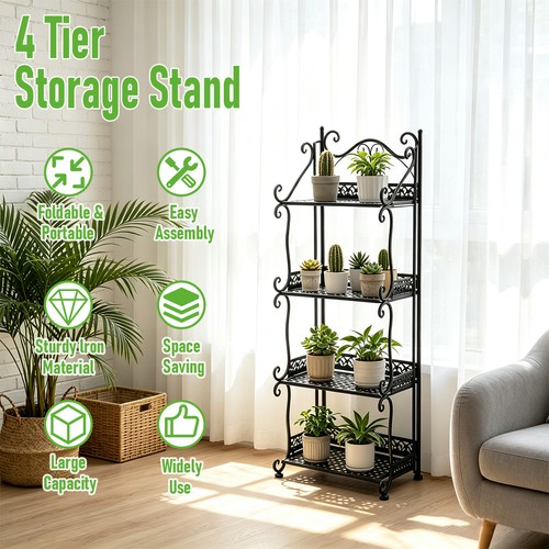 Tier foldable metal plant - 4,