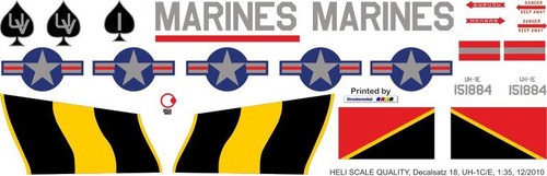 Decal bell huey us - decal,
