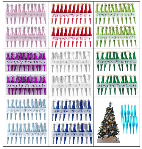 Xmas droplet baubles - 20,