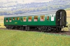 0-gauge Darstaed FINESCALE Mk1-Rail Miniature Buffet-Southern Green. DMK1-13B