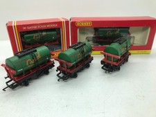 HORNBY OO GAUGE R127 RAKE of 5 CASTROL OIL TANK WAGONS