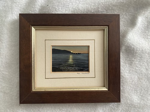Vintage miniature painting the - miniature,
