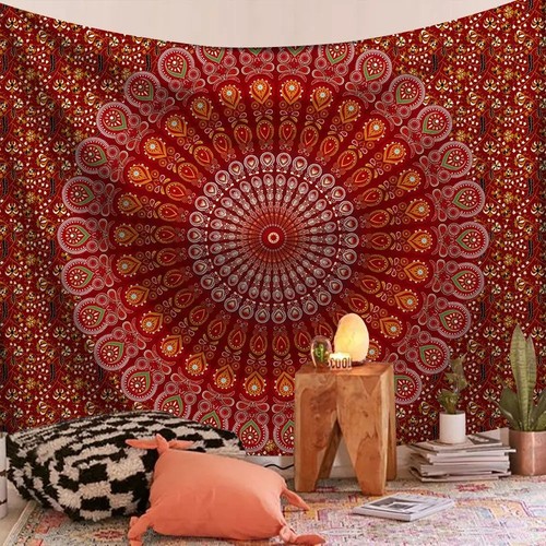 Indian mandala tapestry - indian,