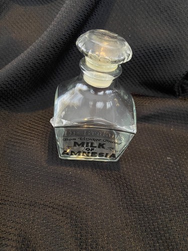 Small glass bottle - bottle,, milk