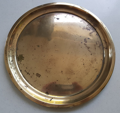 Vintage circular round brass - vintage,