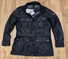 Brand New Belstaff Trialmaster  Waxed Cotton Black UK42/IT52/XLarge Jacket