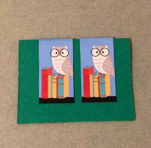 Owl magnetic bookmarks - owl,