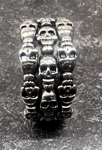 Men stainless steel skull - men's,