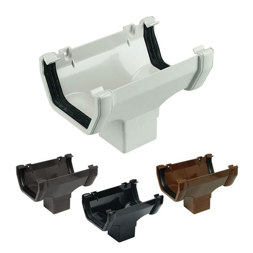 Square upvc gutter - square, floplast