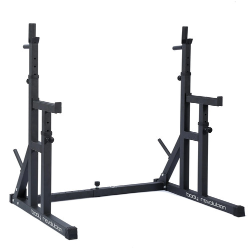 Body revolution squat - squat, rack