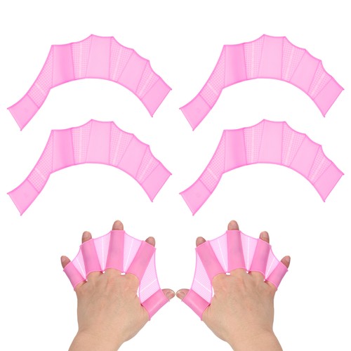 Silicone swimming gloves - swimming,