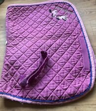 Cuddly Ponies Saddle Pad Pink Cartoon Pony  Pony Size