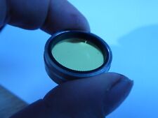 Vintage 32mm Camera Filter LIGHT Yellow Filter 32mm Vintage Filter SILVER RIM