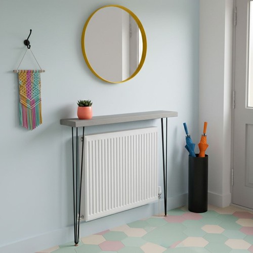 Rustic console table - console,