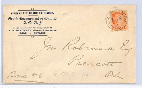 Canada masonic cover ioof - canada,