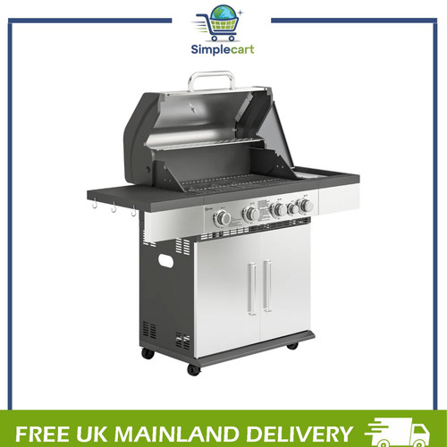 Burner gas bbq grill - 4+1,