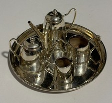 Miniature Solid Silver 5 Piece