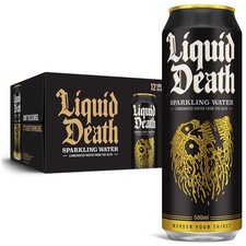 Liquid Death Sparkling Water 12 X 500ml Full Case JUNE 2026 DATED