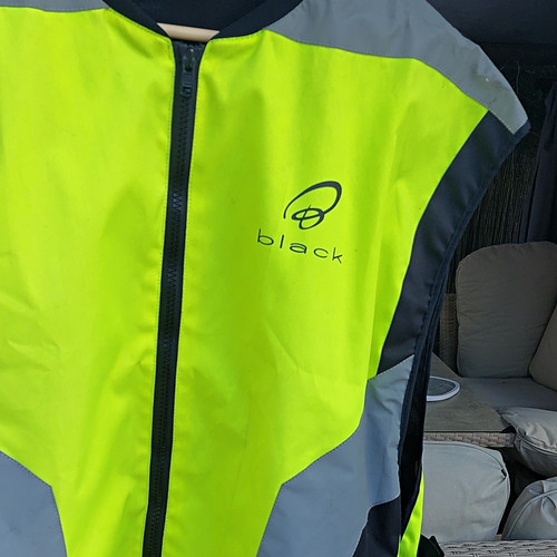 Black men vis cycling - black, men’s