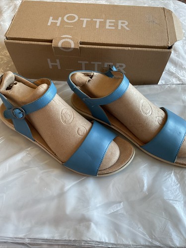 Hotter blue 7sandal leather - 7sandal,