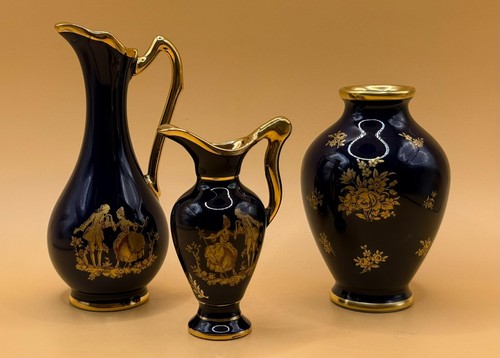 Limoges cobalt blue gold - cobalt,