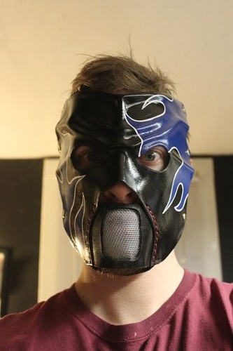 Custom wrestling mask kane - wrestling,