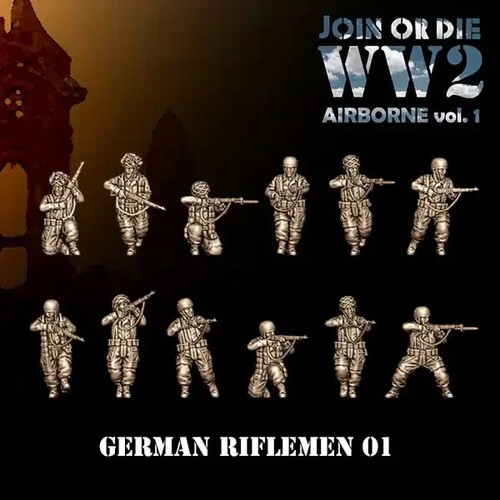 28mm wwii german paratrooper - 28mm,