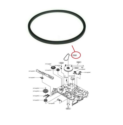Vcr mechanical pulley rubber - vcr,