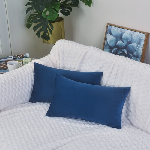 Plain velvet cushions covers - velvet,