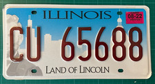 US Car Licence Plate ILLINOIS