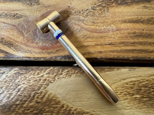 15ct gold croquet - , mallet