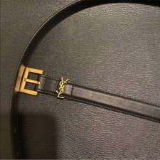 YSL Saint Laurent Skinny Belt