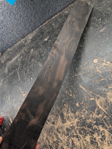 Indian ebony fingerboard blank - ebony,