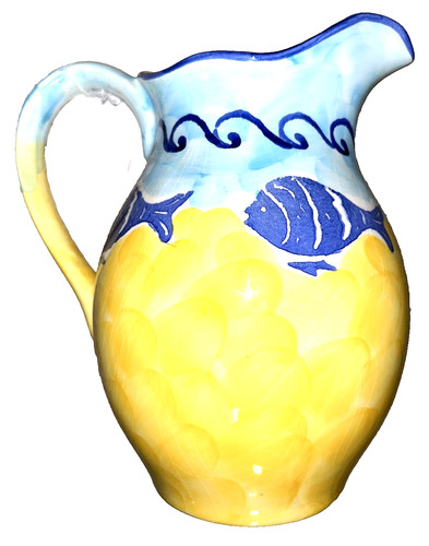 Pitcher fish fishes hand - pitcher,