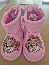 Paw Patrol Pink Slipper Boots New With Tags